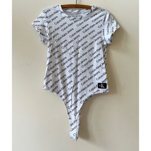 Calvin Klein Jeans White Bodysuit